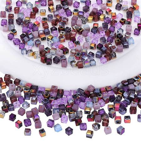 2 Bags Imitation Artificial Crystal Glass Beads GLAA-SZ0001-95B-08-1