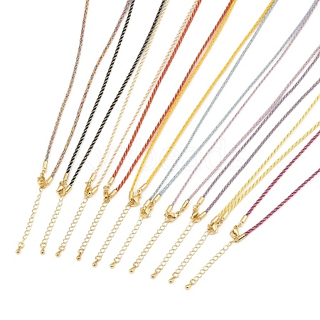2MM Nylon Braided Cord Necklace Making MAK-A019-02G-1