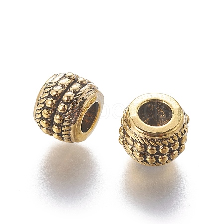 Tibetan Style European Beads LS-GLF11511Y-NF-1