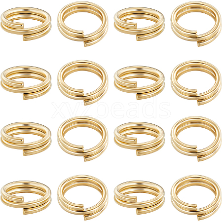 120Pcs Brass Split Rings KK-BBC0023-11A-1