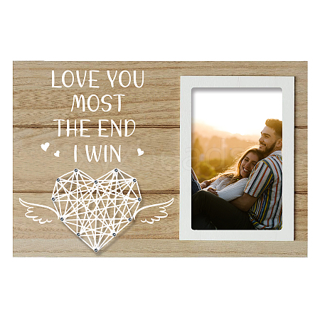 MDF Photo Frame DJEW-WH0036-001-1