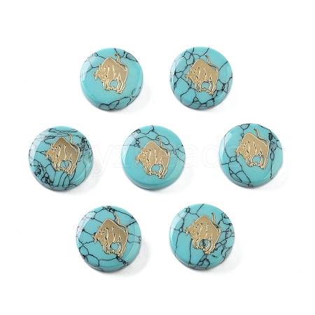 Synthetic Turquoise Beads G-F775-C12-1