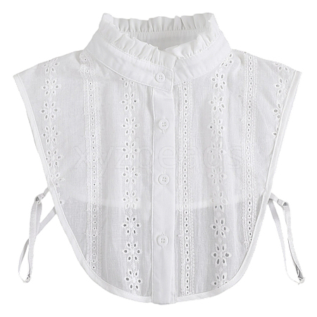 Detachable Cotton Shirt Women False Collar DIY-WH20048-038-1