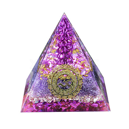 Orgonite Pyramid Resin Energy Generators PW-WG35031-01-1