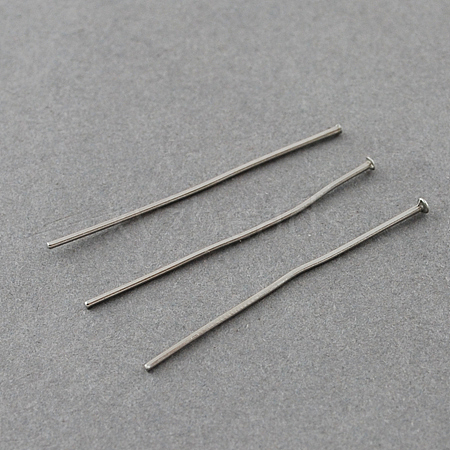 304 Stainless Steel Flat Head Pins STAS-R046-15mm-1