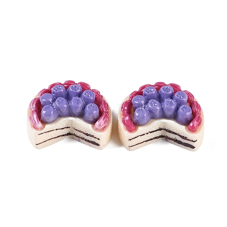 Opaque Resin Imitation Food Decoden Cabochons CRES-I032-02D-1