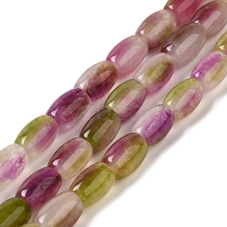 Natural Dyed White Jade Beads Strands G-M402-A01-03-1