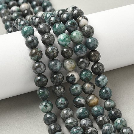 Natural Dioptase Beads Strands G-D302-02-8mm-1