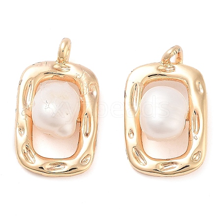 Natural Freshwater Pearl Charms KK-U028-16G-1