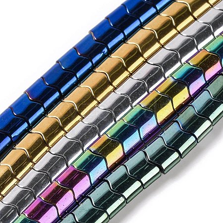 Electroplated Synthetic Non-magnetic Hematite Beads Strands G-Q174-01-1