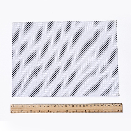 Polka Dot Pattern  Printed A4 Polyester Fabric Sheets DIY-WH0158-63A-01-1