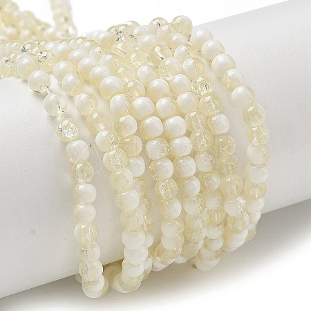 Crackle Glass Beads X1-GLAA-U001-4mm-11-1