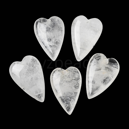 Natural Quartz Crystal Pendants G-D087-02B-1