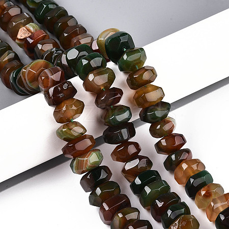 Natural Agate Beads Strands G-N356-01A-05-1