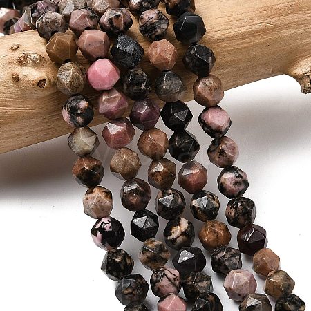 Natural Rhodonite Beads Strands G-Z119-A19-01-1