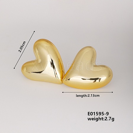 Fashionable Cute Heart Earrings for Hot Personalized Matching WX1077-8-1