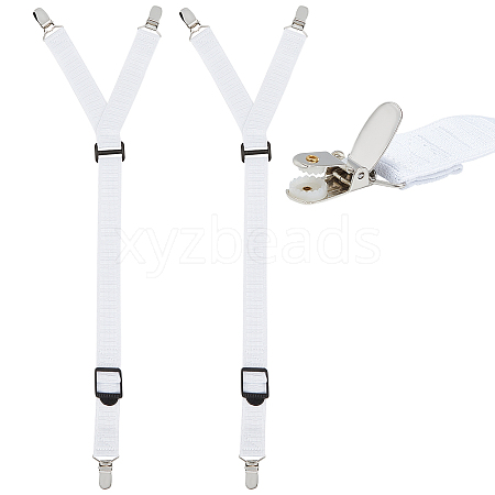 Y-shape Adjustable Garter Strap AJEW-WH0291-28-1