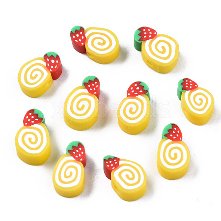 Handmade Polymer Clay Beads CLAY-N011-018C-1