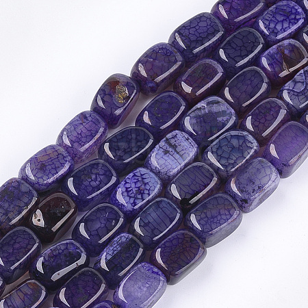 Natural Dragon Veins Agate Beads Strands G-T125-23A-1