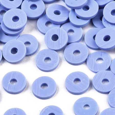 Handmade Polymer Clay Beads X-CLAY-Q251-6.0mm-B32-1