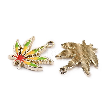 Alloy Enamel Pendants FIND-WH0120-22LG-1