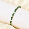 304 Stainless Steel Beaded Bracelets for Women BJEW-M056-08G-03-4