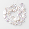 Natural Baroque Pearl Keshi Pearl Beads Strands PEAR-R064-06-2