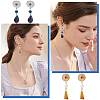 4 Pairs 2 Colors 304 Stainless Steel Stud Earring Findings STAS-UN0038-06-6
