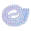Transparent Glass Beads Strands GLAA-E049-01C-2