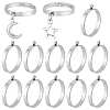 24Pcs 304 Stainless Steel Finger Ring Settings STAS-BBC0010-09A-1