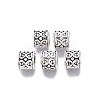 Tibetan Style Alloy European Beads TIBE-S314-95AS-RS-2