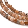 Natural Multi-Moonstone Beads Strands G-B107-A09-06-4