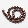 Natural Brecciated Jasper Bead Strands G-D840-67-8mm-3