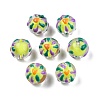 Transparent Acrylic Enamel Beads TACR-G040-01N-3