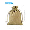 Magibeads 40Pcs 4 Colors Burlap Packing Pouches ABAG-MB0001-05-3