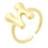 Rack Plating Brass Open Cuff Rings RJEW-S394-01G-N-2