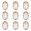 Pointed Back Glass Rhinestone Cabochons RGLA-OC0001-03D-1