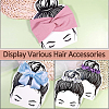 50Pcs Cute Girl Shaped Paper Display Cards CDIS-SP0001-34-4