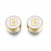 Alloy Enamel Beads X-ENAM-N052-006-01B-RS-2