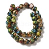 Dyed Natural Imperial Jasper Beads Strands G-Q161-A02-04-2