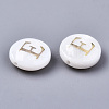 Natural Freshwater Shell Beads SHEL-S266-12E-1