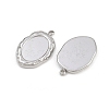 304 Stainless Steel Pendant Cabochon Settings STAS-L303-30P-2