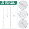 925 Sterling Silver Stud Earring Findings STER-DC0001-93-4