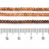 Faceted Rondelle Natural Garnet Bead Strands G-I156-08A-3