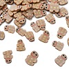 Christmas Theme Handmade Polymer Clay Cabochons CLAY-M005-21-1