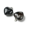 Natural Banded Agate Pendants G-F820-10A-13-2