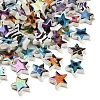 Rainbow Iridescent Printed Opaque Acrylic Beads OACR-D316-01A-01-1
