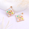 Alloy Enamel Pendants PW-WGD0087-04-1