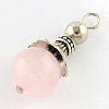 Natural Rose Quartz Pendants G-Q459-02Q-2