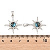 Brass Micro Pave Cubic Zirconia Pendants KK-C037-05P-3